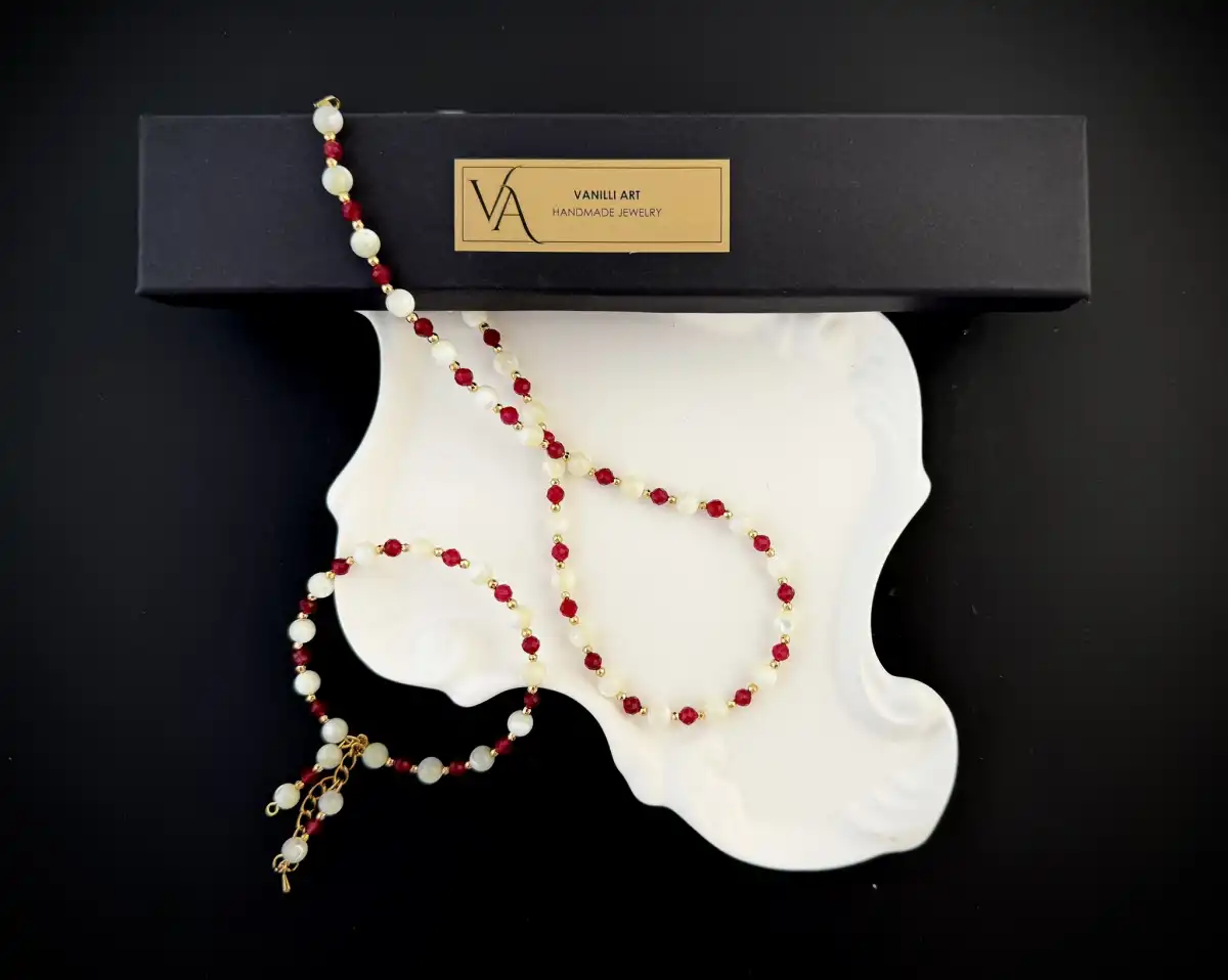 Колие + Гривна "В очакване на ..." вариант 2 2