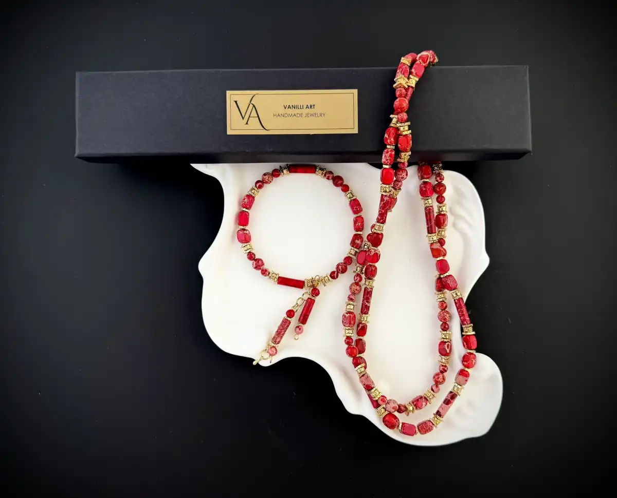 Колие + Гривна "Пламъци" 2