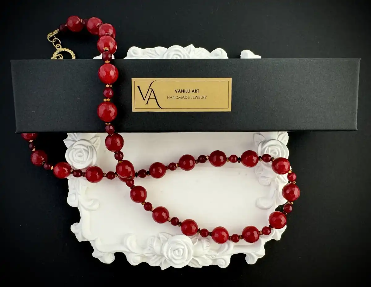 Колие "Сладки череши" 2