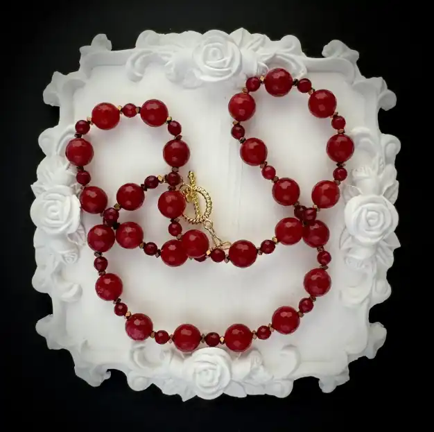 Колие "Сладки череши"