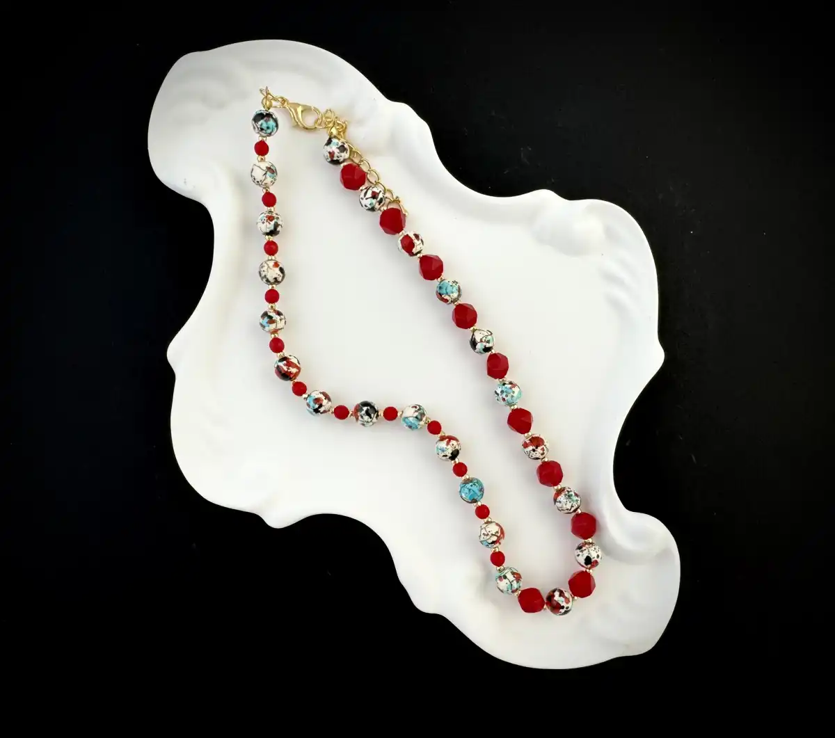 Колие + Гривна "Спомени от Франция" 2