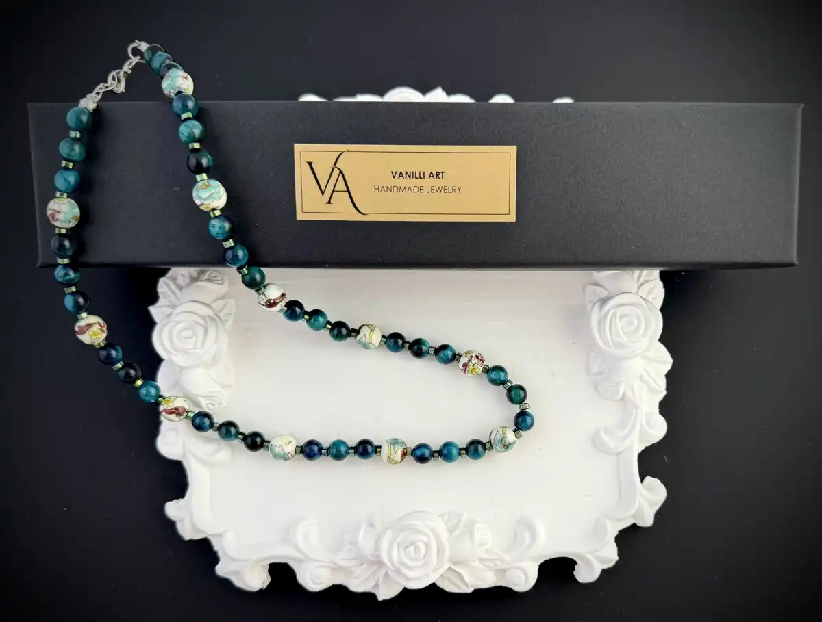 Колие "Спящи цветя" 2