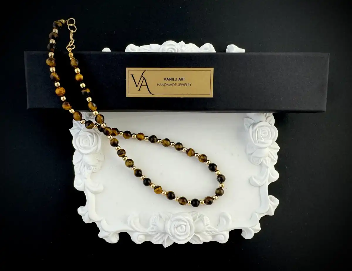 Колие "Златна есен" 2