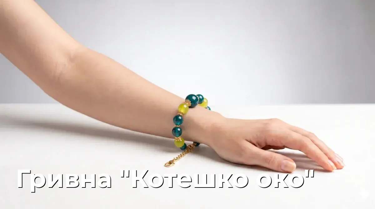 Гривна "Котешко око"