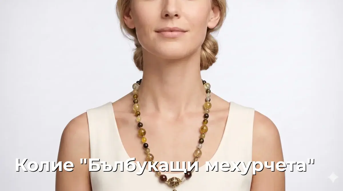 Колие "Бълбукащи мехурчета"