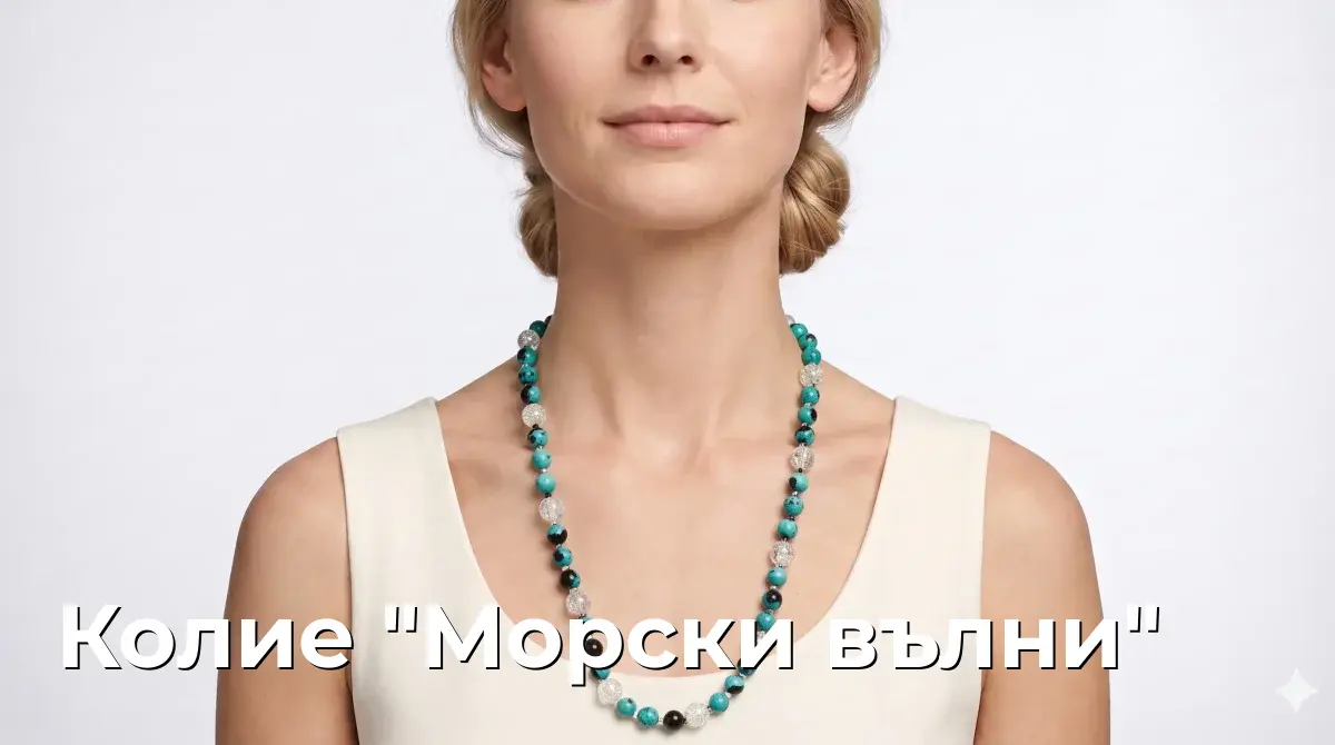 Колие "Морски вълни"