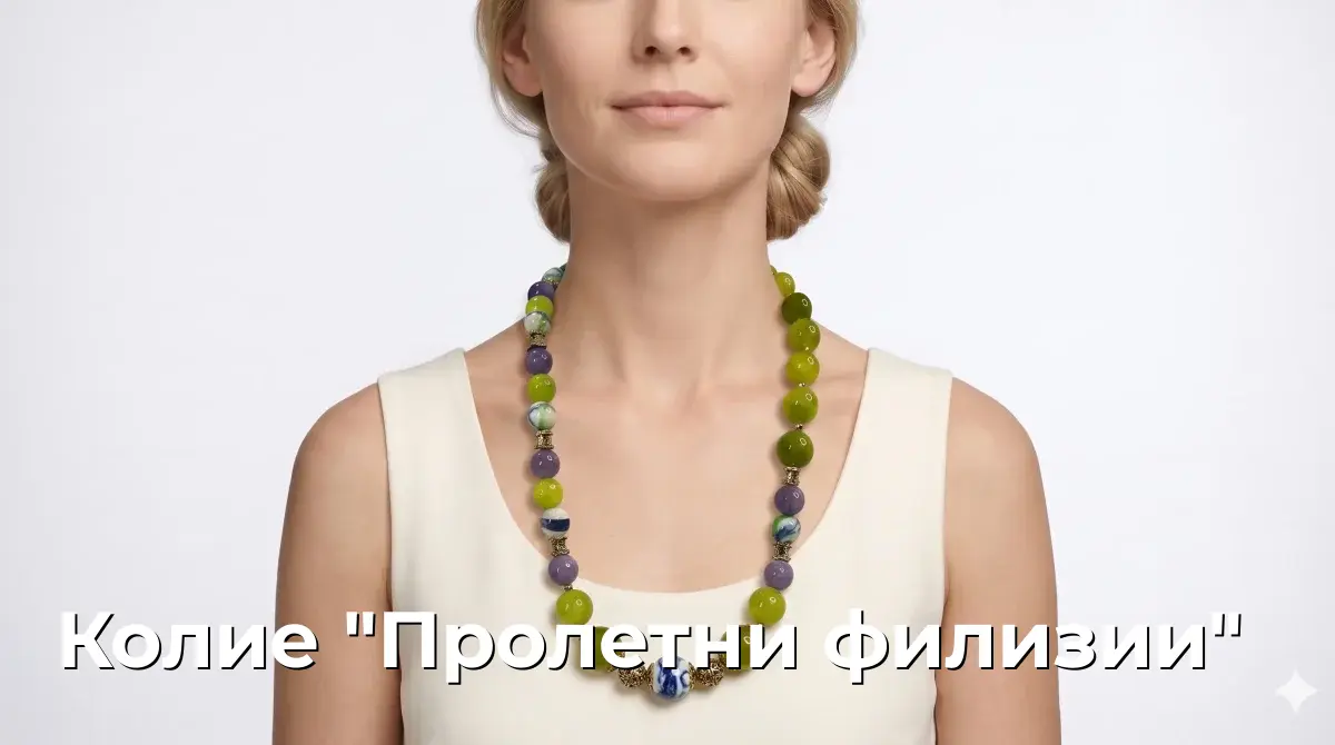 Колие "Пролетни филизии"