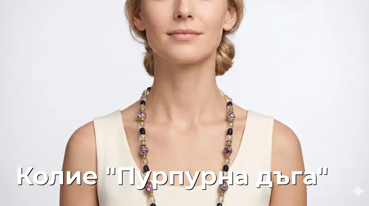 Колие "Пурпурна дъга"