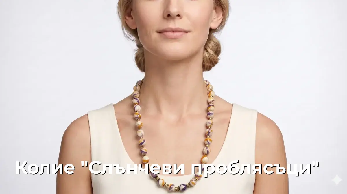 Колие "Слънчеви проблясъци"
