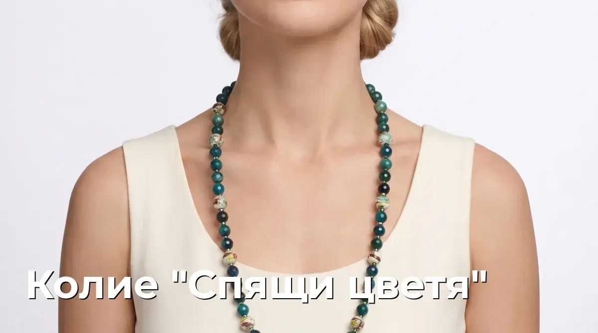 Колие "Спящи цветя"