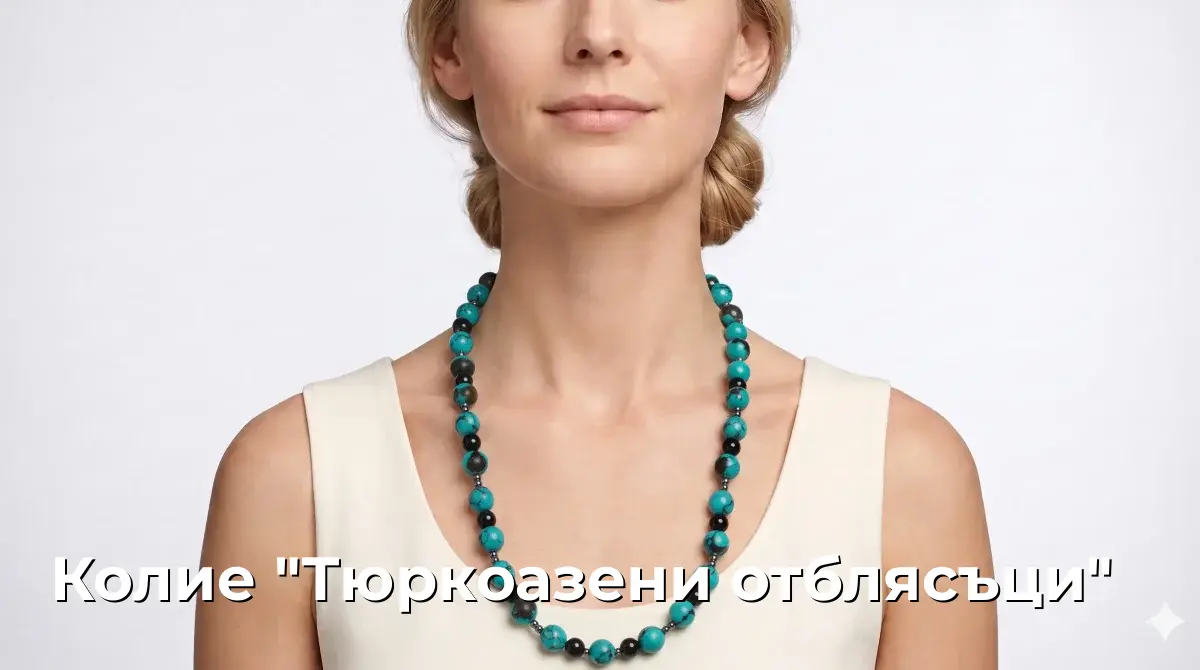 Колие "Тюркоазени отблясъци"