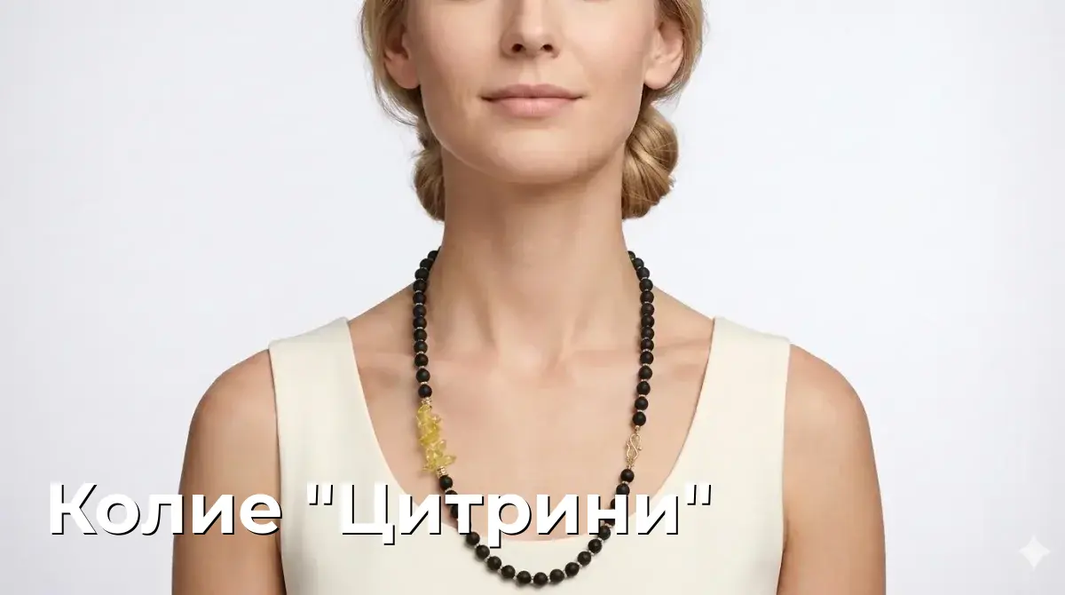 Колие "Цитрини"