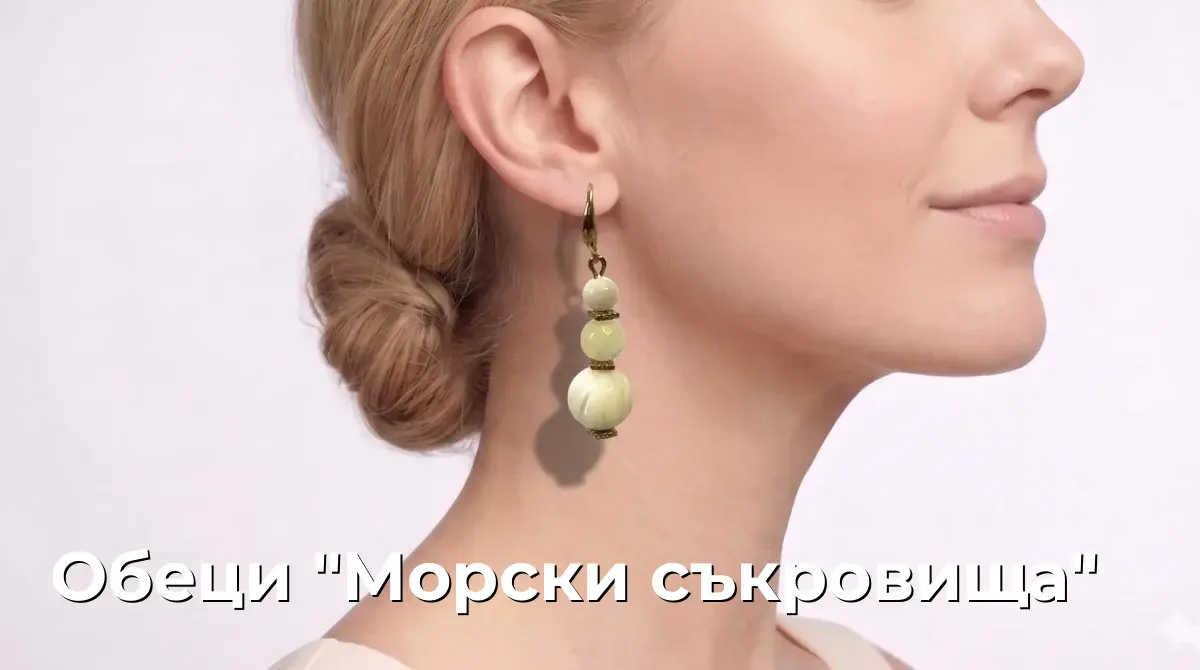 Обеци "Морски съкровища"