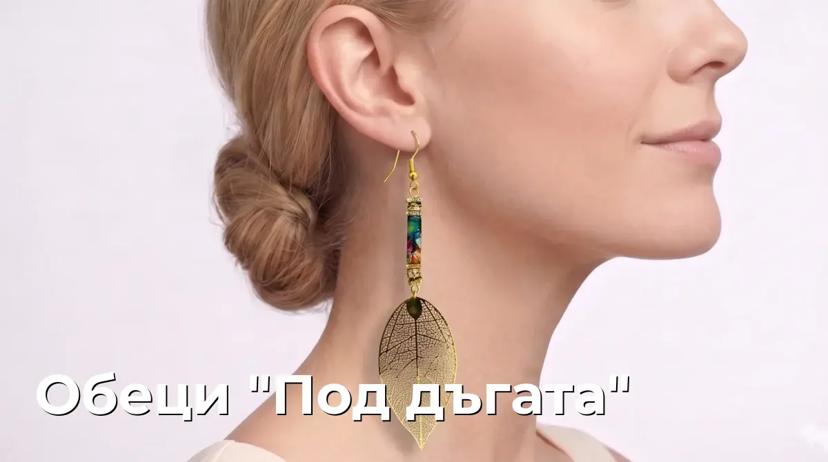 Обеци "Под дъгата"
