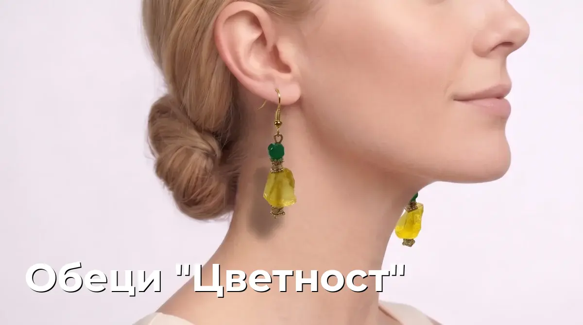 Обеци "Цветност"